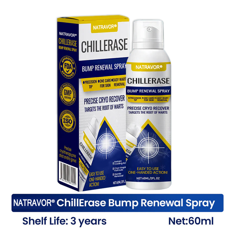 Natravor® ChillErase Bump Renewal Spray🇺🇸👨⚕️⚕️ FDA Certified (Zero Pain, Smooth Skin | Flatten Bumps Fast | Calm Redness & Irritation | )🔥🎁