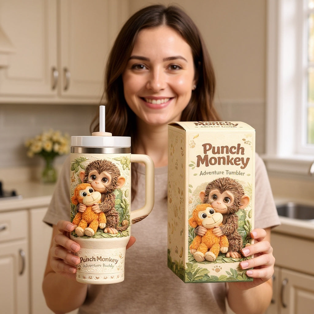 ๐ Punch Monkey Relief Tumbler๐