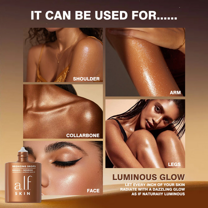 🤎 Bronzing Drops Tinted Serum 🌿 No Heavy Makeup Needed
