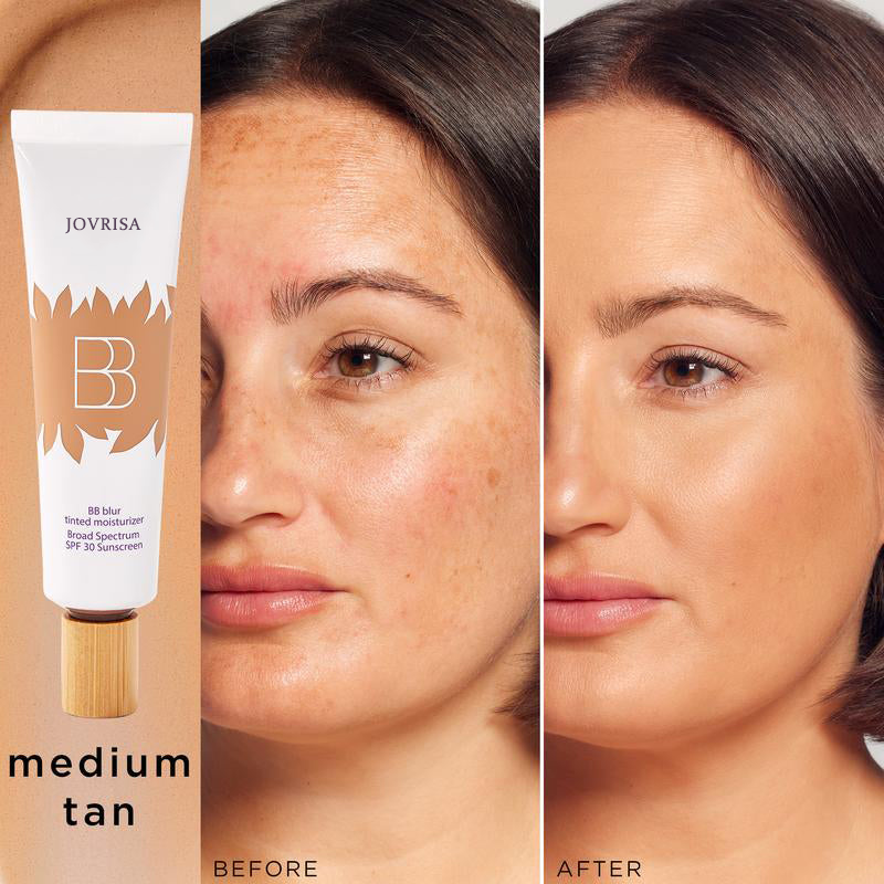 BB blur tinted moisturizer SPF 30 - instantly brightens, hydrates & smooths your skin