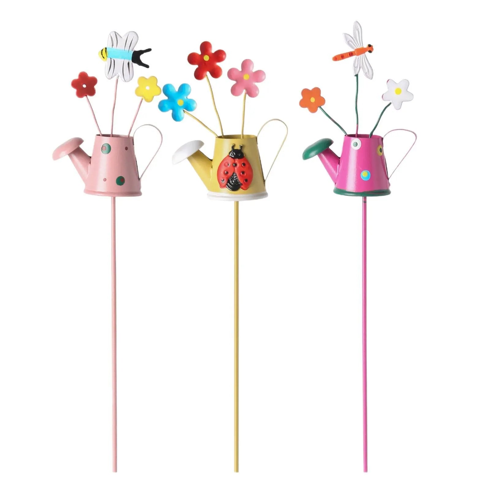 Watering Can Flower Stakes（3 PCS）