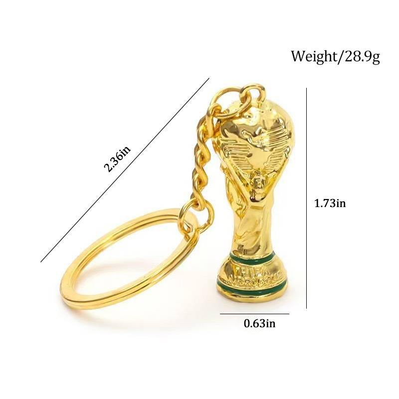 ⚽🏆 FIFA Trophy & Ball Keychain