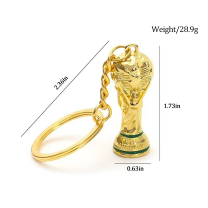 ⚽🏆 FIFA Trophy & Ball Keychain
