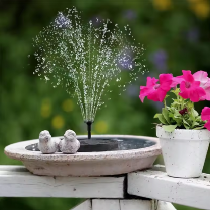 AhiSpring™ | Solar Garden Fountain