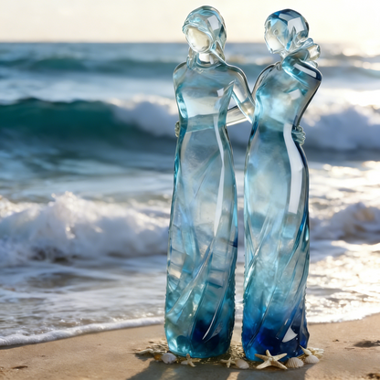 🔥Mother's Day Sale 49% Off🌊Sisters by My Side, Celebrates Friendships Three Sisters Sculpture