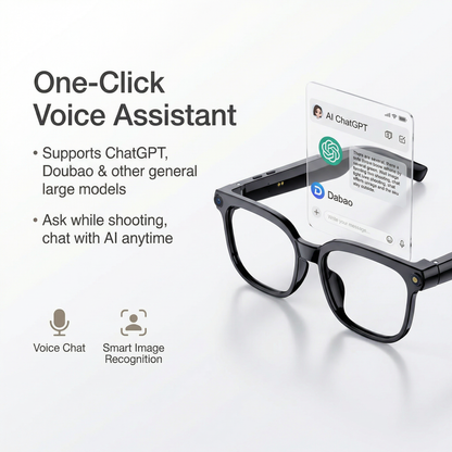 Tobfun Smart AI Camera Glasses