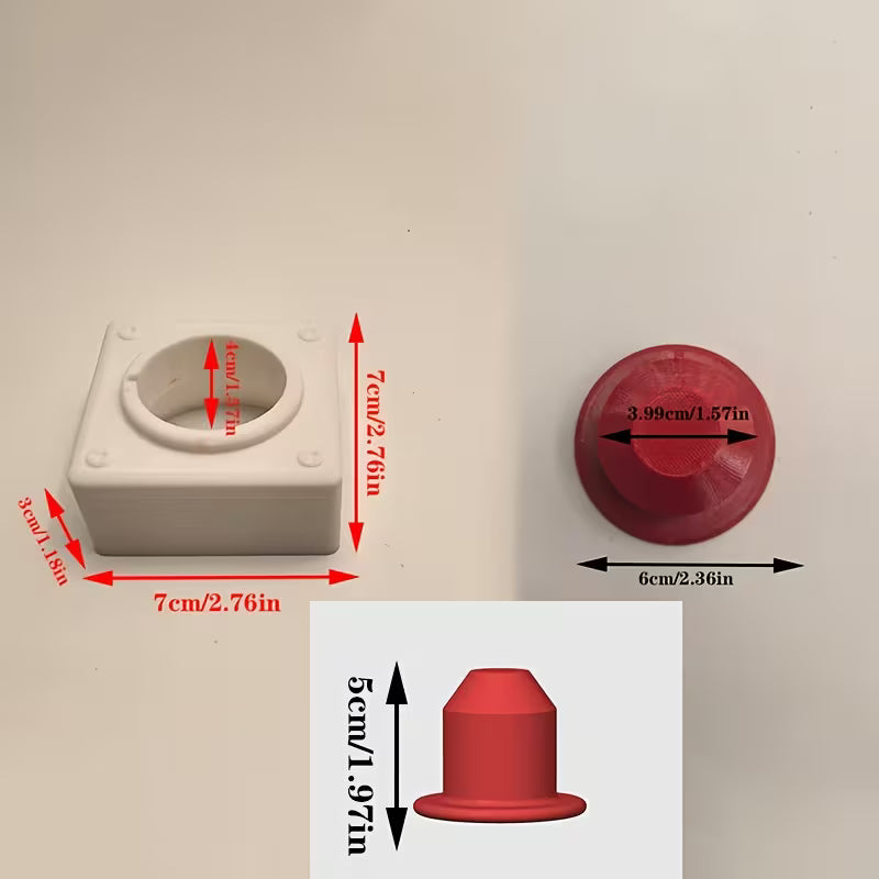 🔥50%OFF On Sale Only Today 🔥Flame Missile Toilet Flush Button Extension Cover