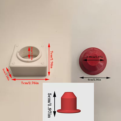 🔥50%OFF On Sale Only Today 🔥Flame Missile Toilet Flush Button Extension Cover