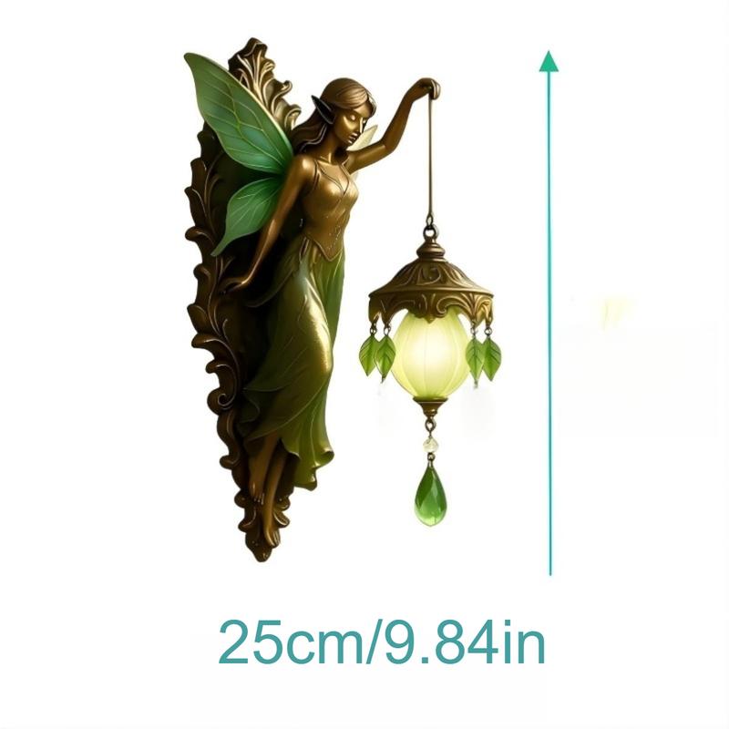 Bring Magic to Your Walls: The Enchanted Emerald Fairy Sconce