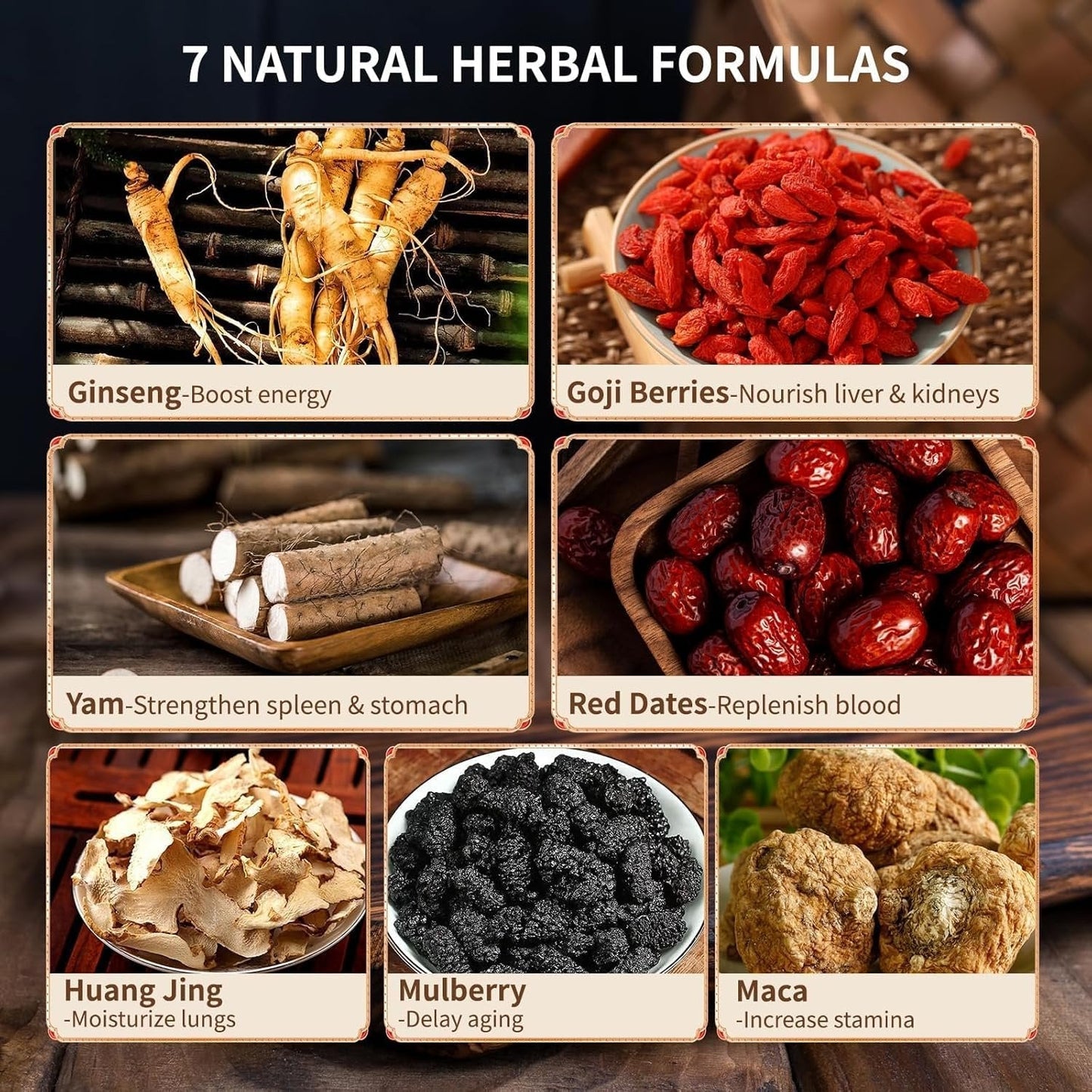 Ginseng & Mulberry Herbal Tea