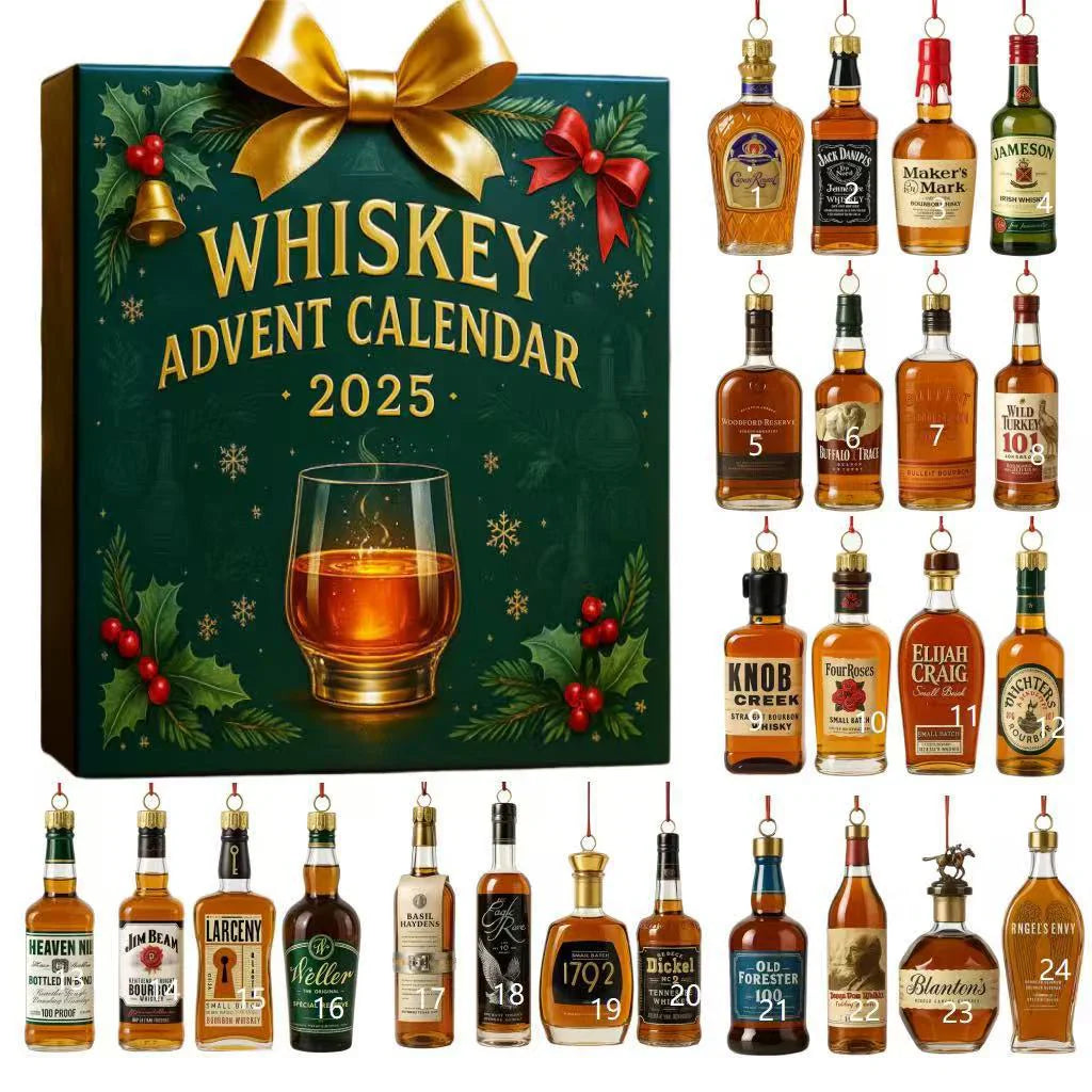 ⏰（Buy two for free shipping）Last Day Offer🔥 2025 Whiskey Advent Calendar