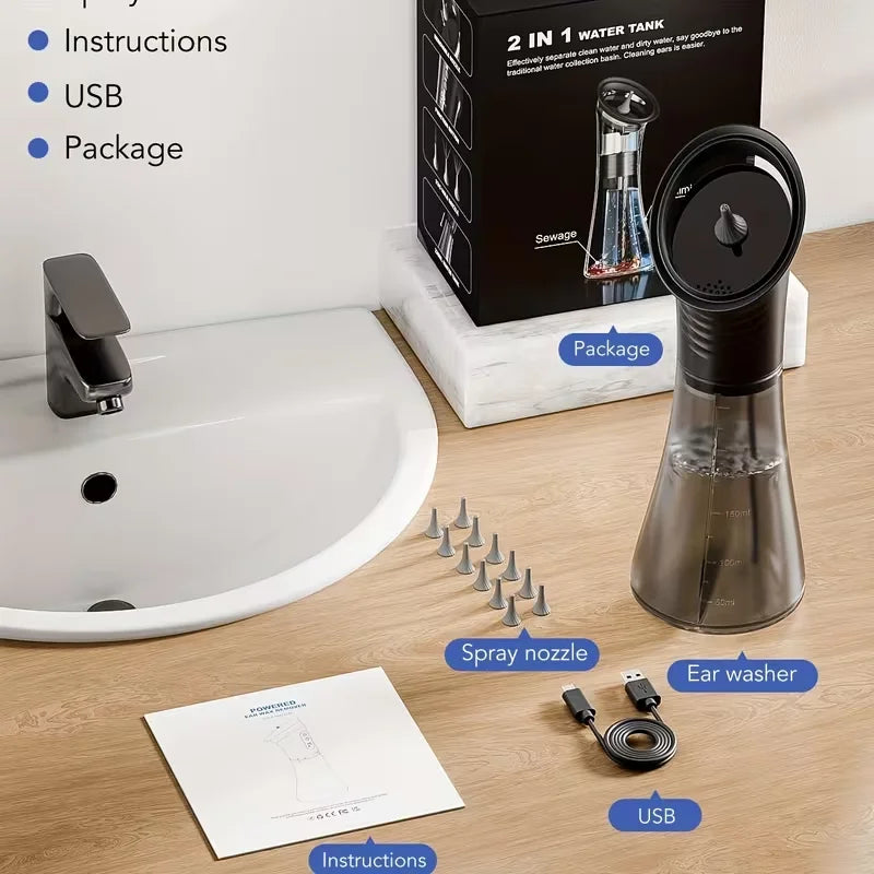 ⏰49% OFF – FREE SHIPPING !👂💦Upgraded 2-in-1 Ear Wax Removal Kit
