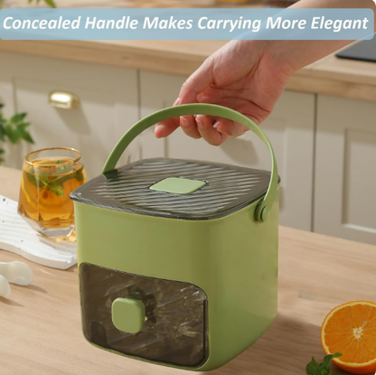 Ice cube Tray with Lid and Bin - Make Ice-Making Simple