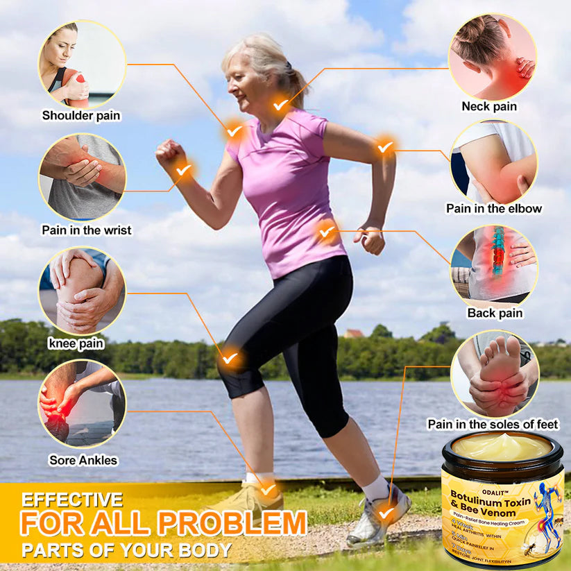 🎁Flash Sale - Natravor® Botulinum Toxin & Bee Venom Pain-Relief Bone Healing Cream🐝💎