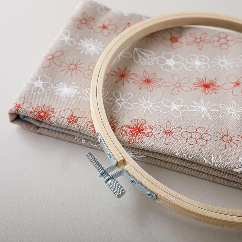 🔥LAST DAY 50% OFF - 🌸Red, White & Bloom Embroidery Kit