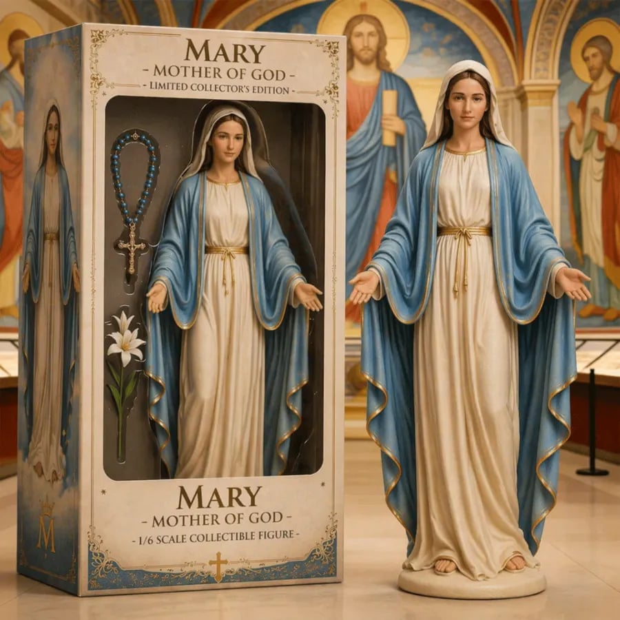 🔥Last Day 50% OFF - 🙏Limited Edition Virgin Mary Collectible Figure ✨