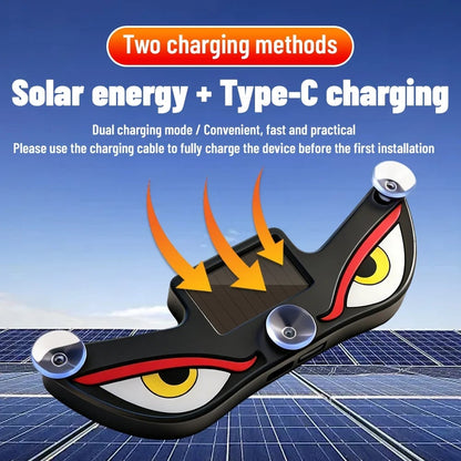 🔥LAST DAY 49% OFF💜Solar Demon Eye LED Car Window Light