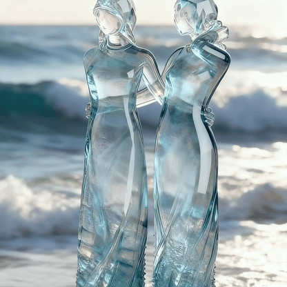 🔥Mother's Day Sale 49% Off🌊Sisters by My Side, Celebrates Friendships Three Sisters Sculpture