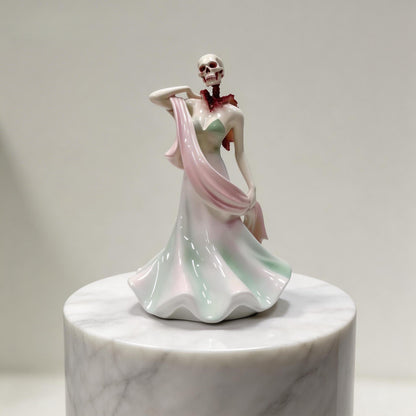 Broken Ladies Ceramic Art Figure – Handcrafted Mixed Media Sculpture