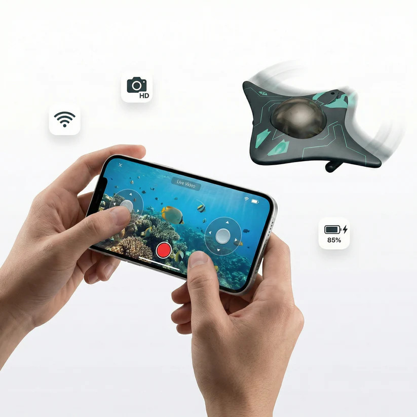 Mantavision™ App Controlled Rc Boat