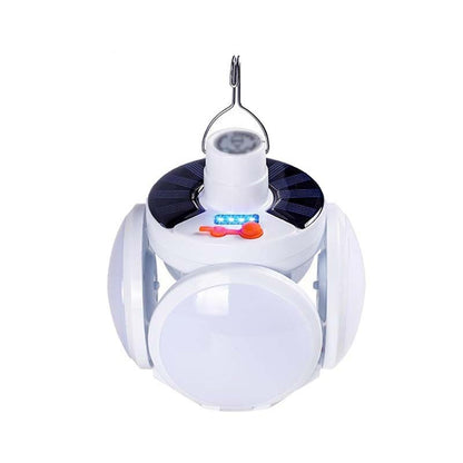 Illuminate Your Wildest Adventures. The Ultimate Foldable Solar Camping Light