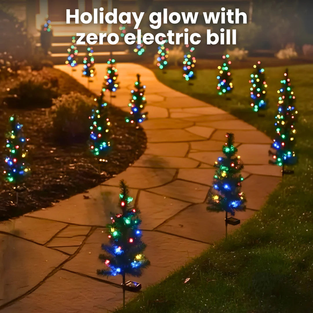 Solar-Powered Christmas Tree Lights™