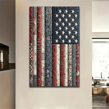 Beginner-Friendly!💎🎁🇺🇸 American Flag DIY 5D Diamond Painting Kit❤️(✨Buy 2 Free Shipping)