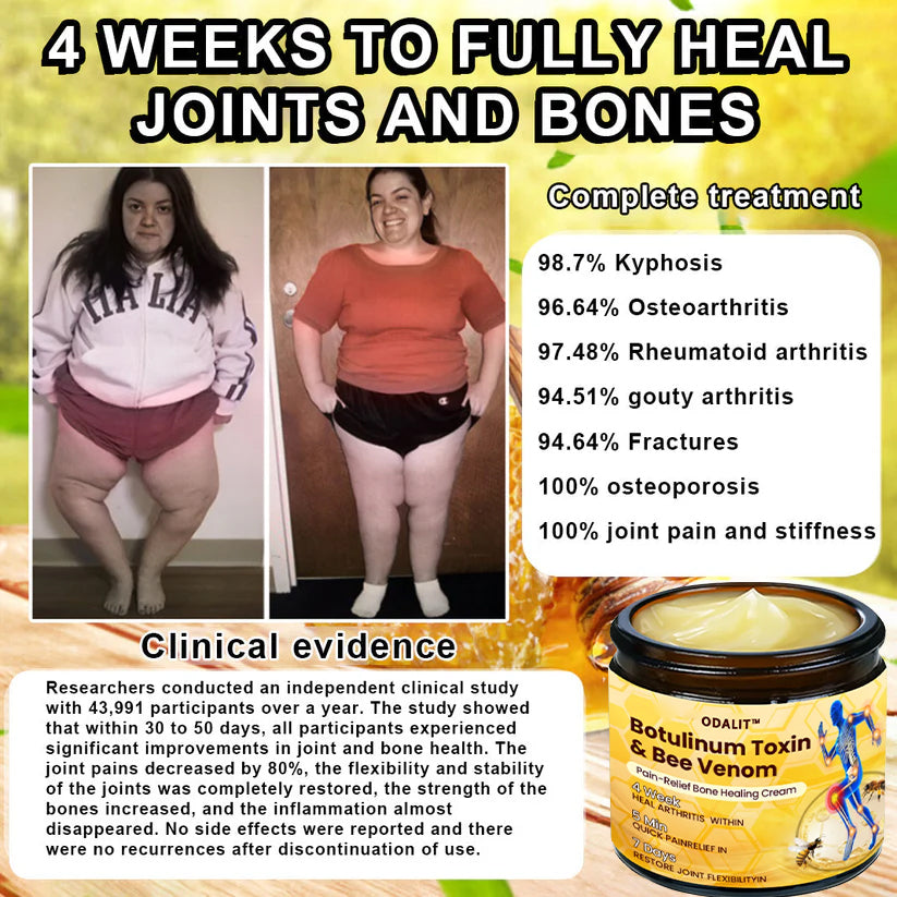 🎁Flash Sale - Natravor® Botulinum Toxin & Bee Venom Pain-Relief Bone Healing Cream🐝💎