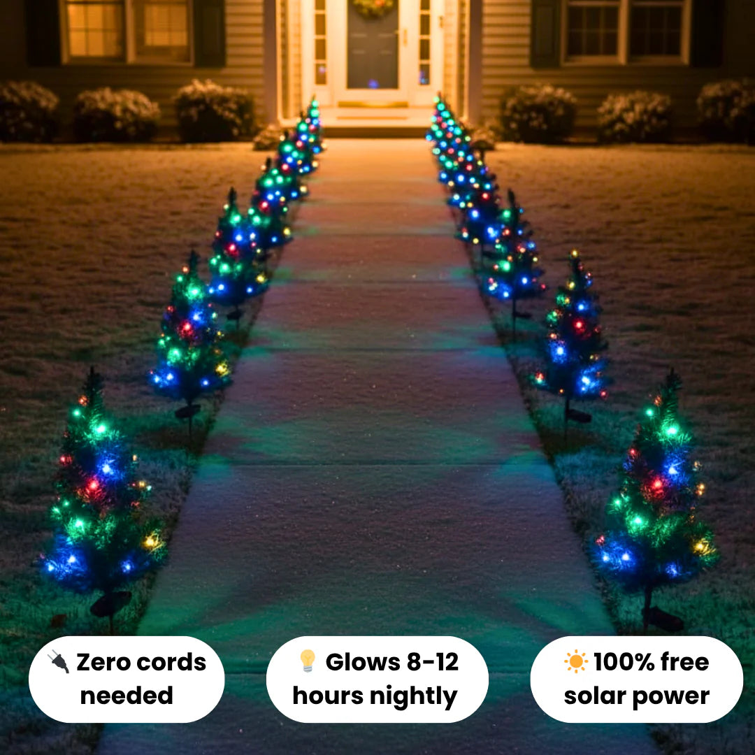 Solar-Powered Christmas Tree Lights™