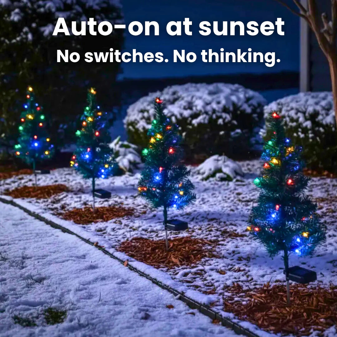 Solar-Powered Christmas Tree Lights™