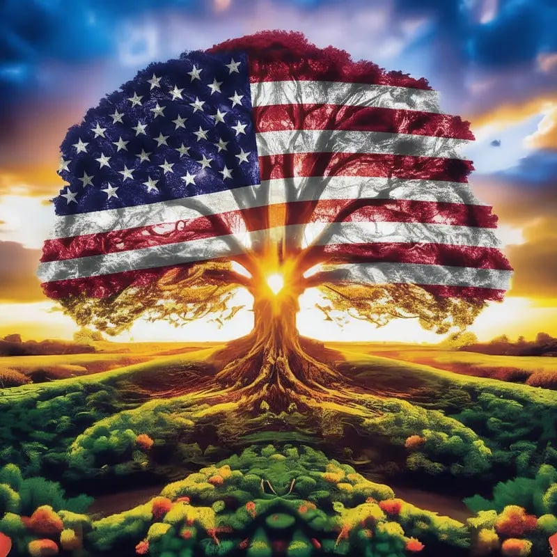 Beginner-Friendly!💎🎁🇺🇸 American Flag DIY 5D Diamond Painting Kit❤️(✨Buy 2 Free Shipping)