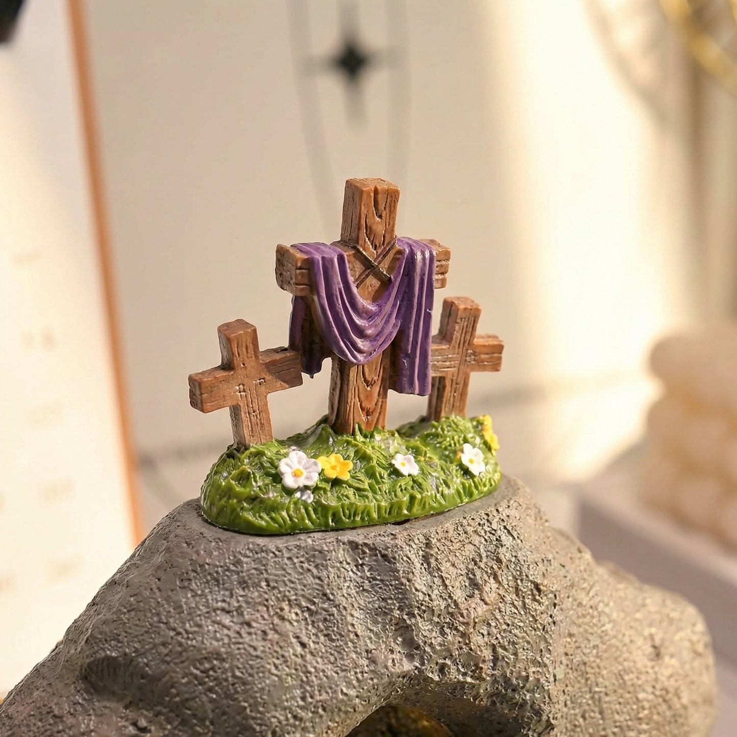 ✨Resurrection Light Empty Tomb Easter Scene