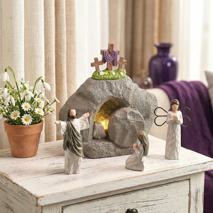 ✨Resurrection Light Empty Tomb Easter Scene