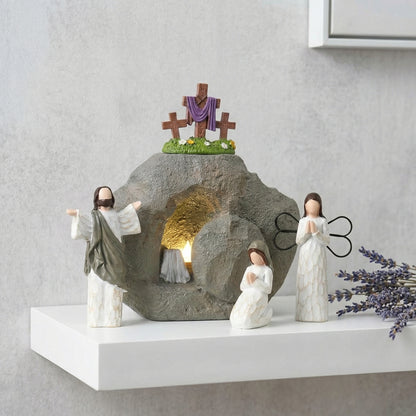 ✨Resurrection Light Empty Tomb Easter Scene
