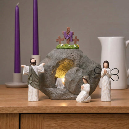 ✨Resurrection Light Empty Tomb Easter Scene