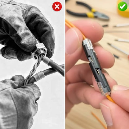 No More Wire Nuts! The Safe, Fast Electrical Wire Connector