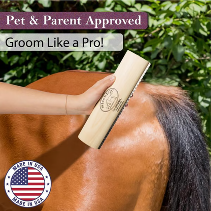 LAST DAY 49% OFF💥--Horse Brush for Shedding & Grooming, Deshedding Tool for Short & Long Haired Horses
