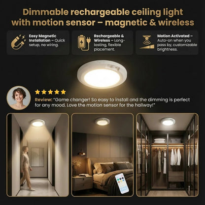 🔥Last Day 49% OFF💡2026 Rechargeable Motion Sensor Ceiling Light
