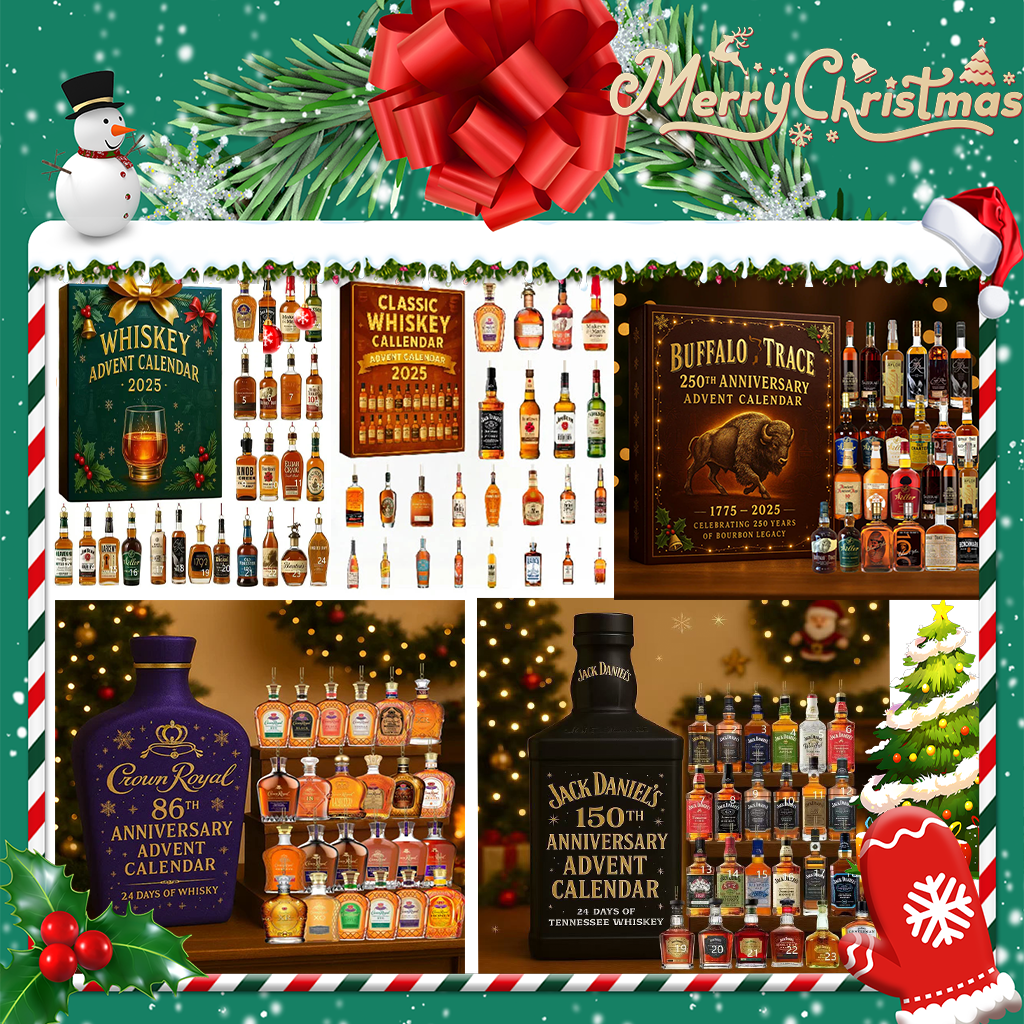 ⏰（Buy two for free shipping）Last Day Offer🔥 2025 Whiskey Advent Calendar