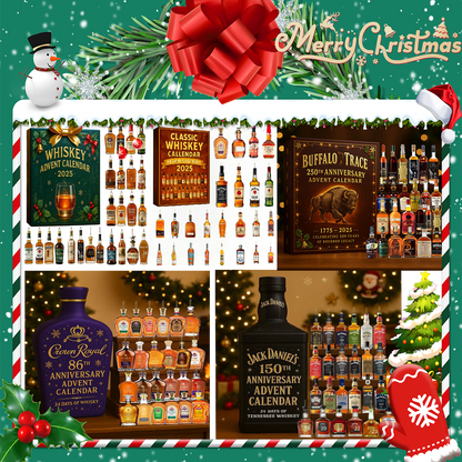 ⏰（Buy two for free shipping）Last Day Offer🔥 2025 Whiskey Advent Calendar