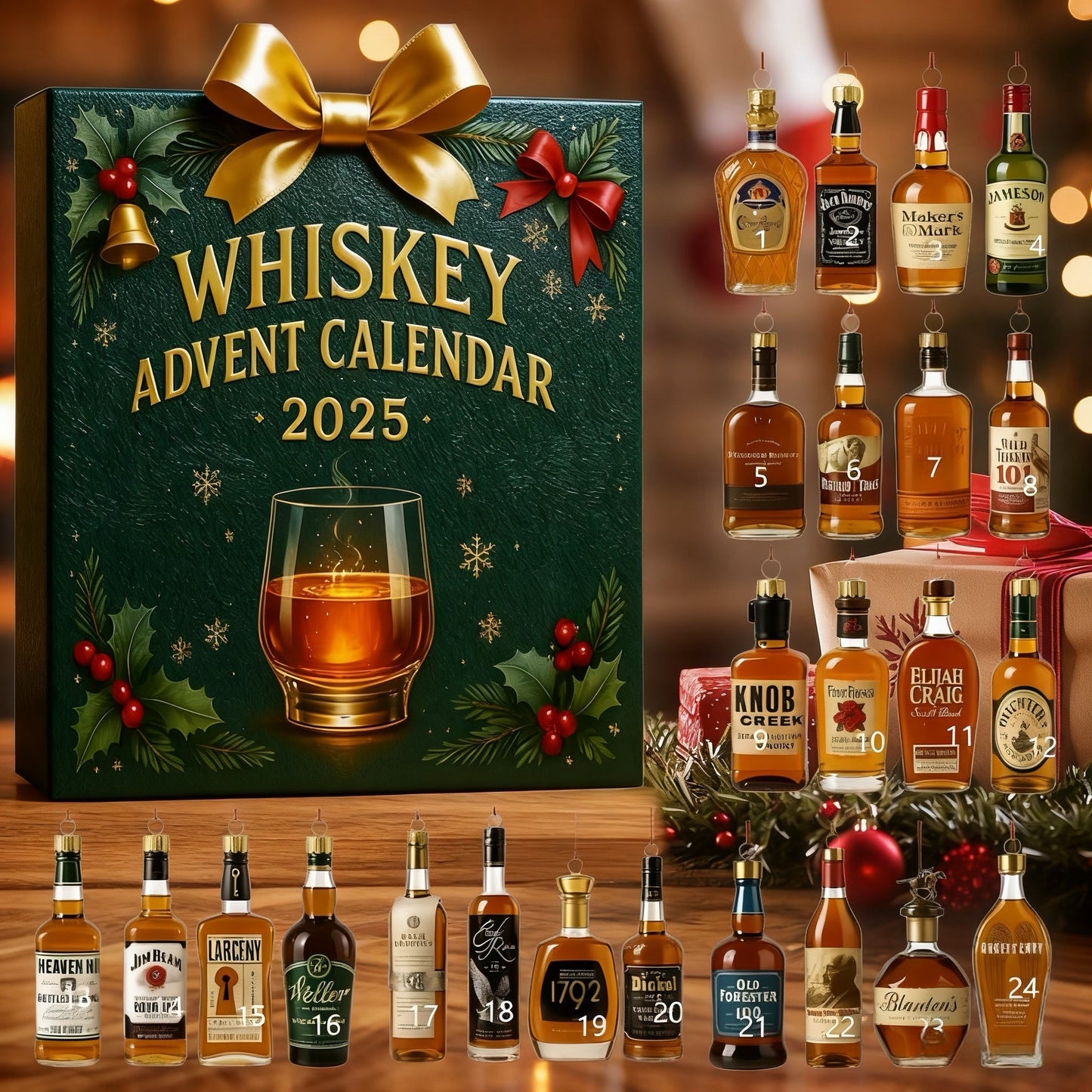 🌸Buy 2+ get free shipping🔥 2025 Whiskey Advent Calendar