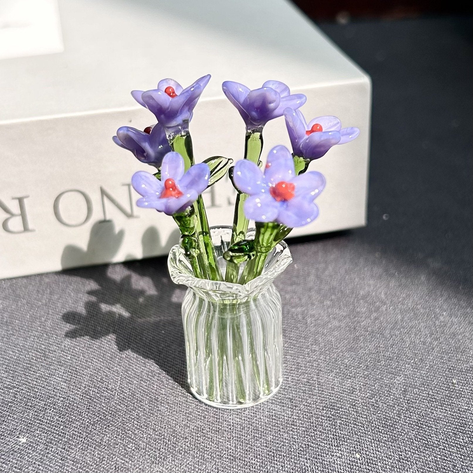 Porcelain Purple Set (7 Flowers)