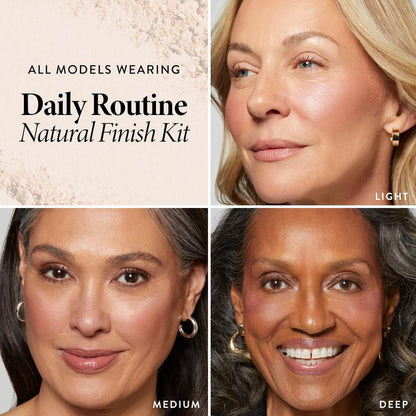 🌸Daily Routine: Natural Finish Full Face Kit (4 PC)