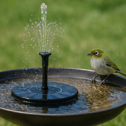 AhiSpring™ | Solar Garden Fountain