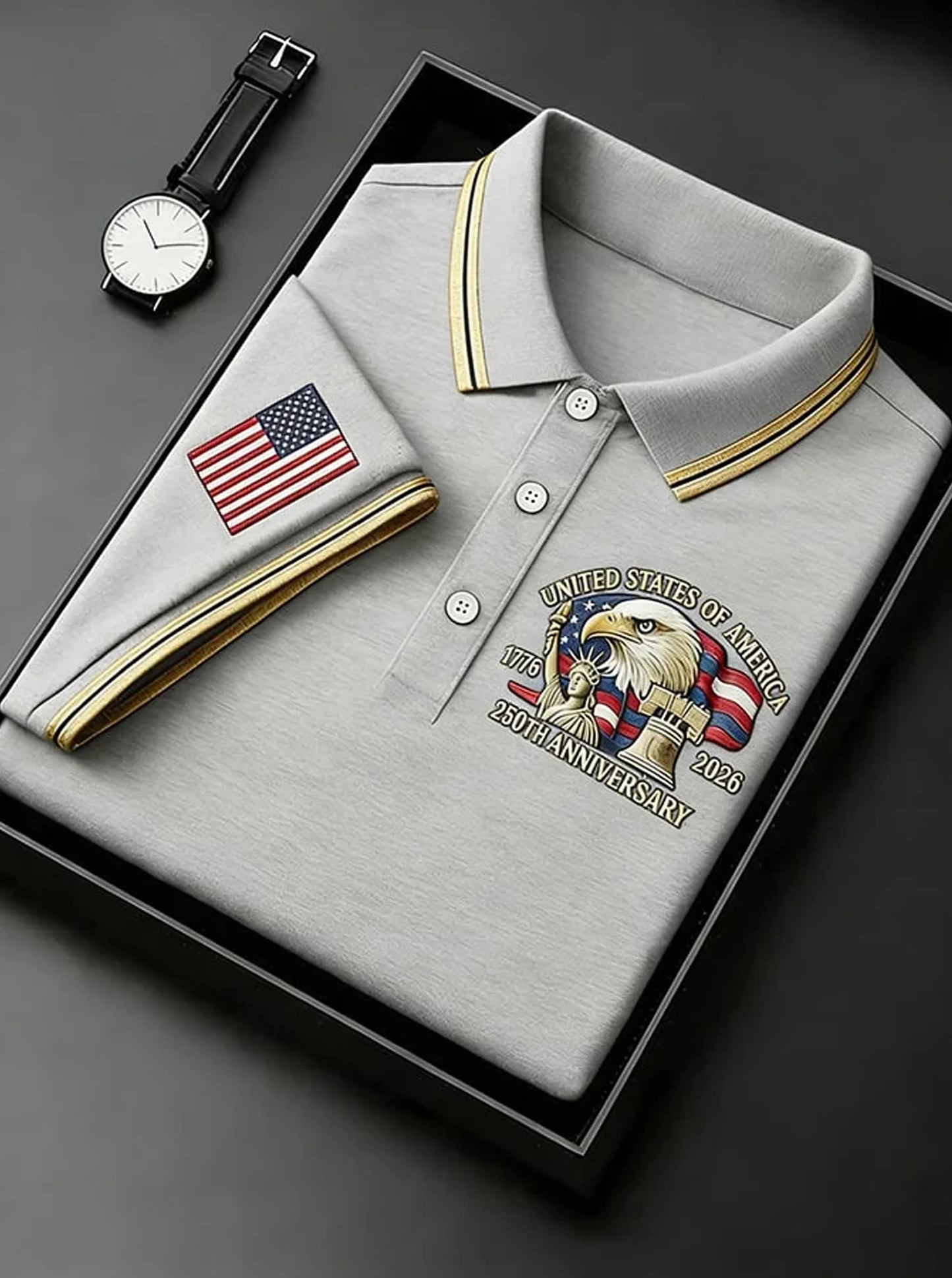 American Eagle 250th Anniversary Polo Shirt