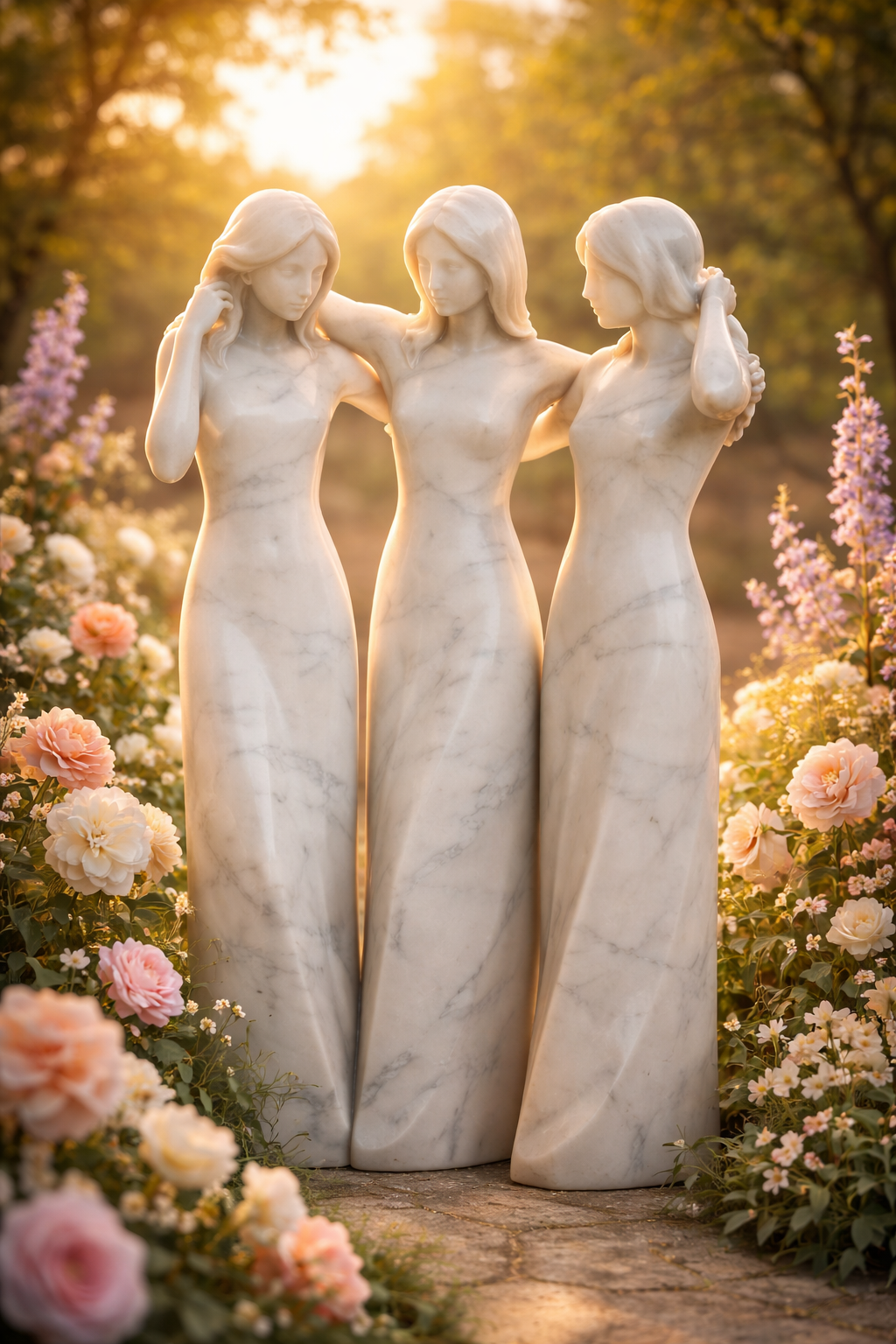 🔥LAST DAY 49% OFF❤️Sisters by My Side, Celebrates Friendships Three Sisters Sculpture