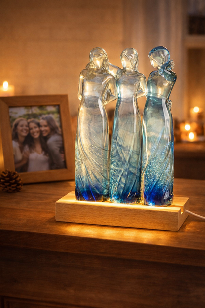 🔥Mother's Day Sale 49% Off🌊Sisters by My Side, Celebrates Friendships Three Sisters Sculpture
