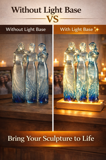 🔥Mother's Day Sale 49% Off🌊Sisters by My Side, Celebrates Friendships Three Sisters Sculpture