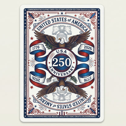 🦅🃏USA 250th Anniversary Commemorative Playing Cards