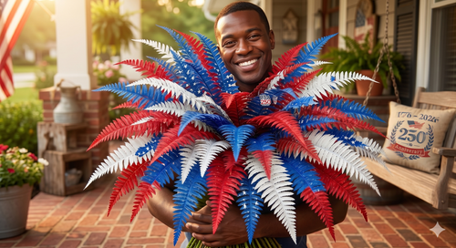 🔥50%OFF On Sale Only Today 🌱Celebrate America’s 250th in Style: The Limited-Edition Patriotic Fern 🇺🇸